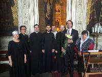 Регент Исаакиевского собора Лев Дунаев отмечает День своего рождения