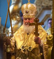 Святейший Патриарх Кирилл возглавил Божественную литургию в соборе святых апостолов Петра и Павла Петропавловской крепости
