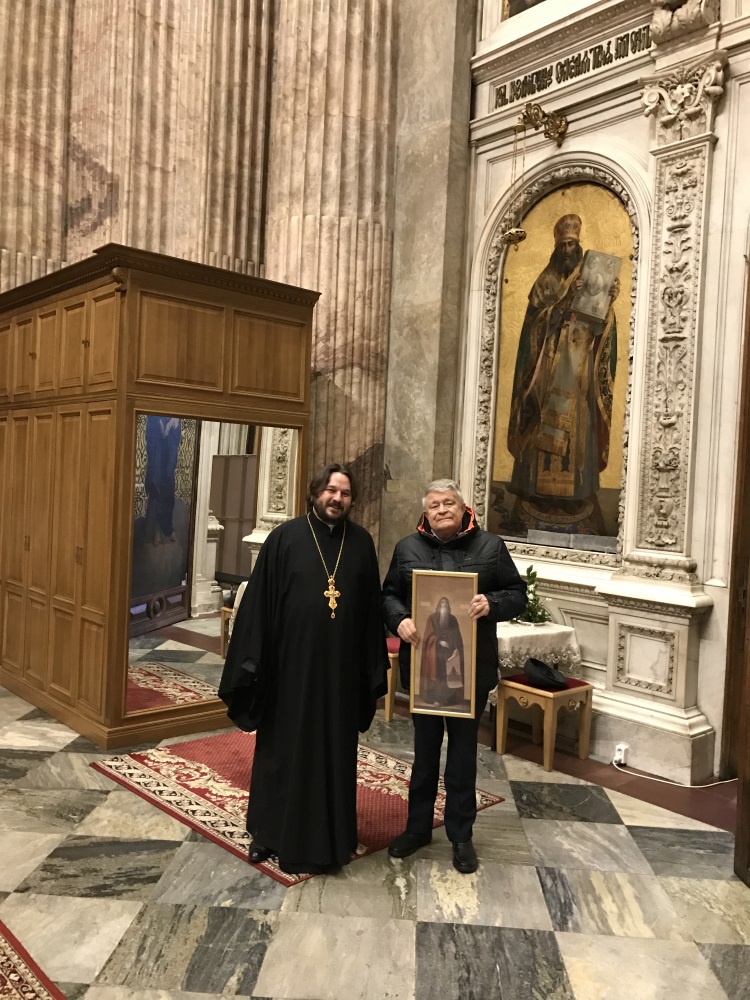 Почётный гражданин Санкт-Петербурга Кармазинов Феликс Владимирович посетил Исаакиевский собор