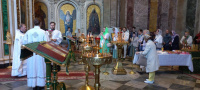 11 июня 2022 года, в Троицкую вселенскую родительскую субботу в Исаакиевском соборе была совершена Божественная Литургия и Панихида.