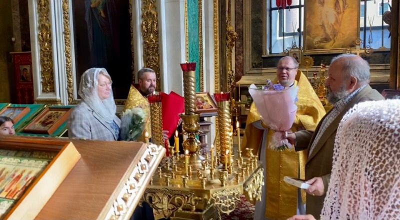 24 июля 2023 года, в день памяти святой  равноапостольной Ольги, великой княгини Российской, в Исаакиевском соборе совершена Божественная Литургия.