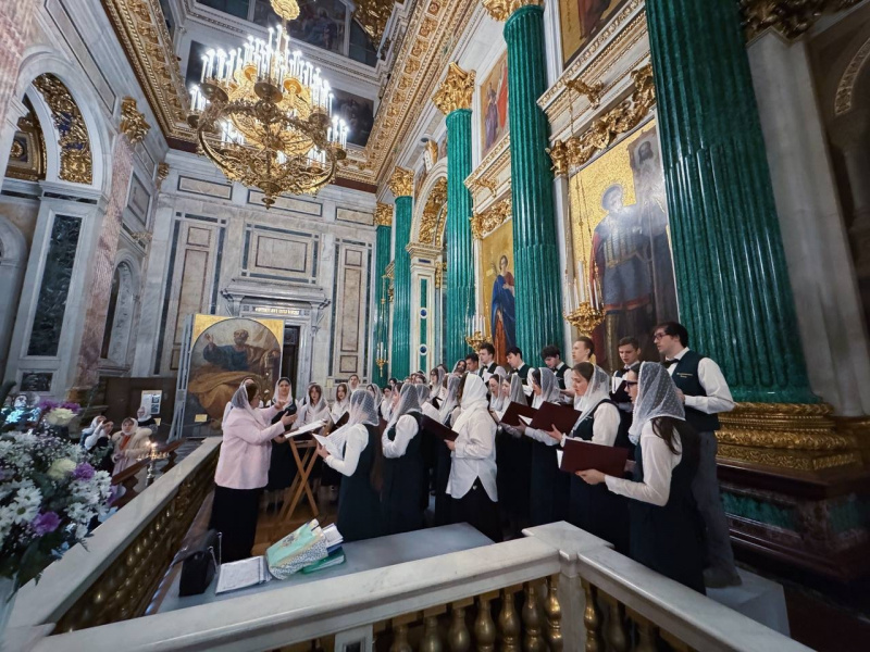 7 января 2026 года , в день Рождества Христова в Исаакиевском соборе была совершена поздняя Божественная Литургия.