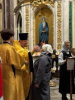 5 декабря 2025 года, в канун престольного праздника левого придела Исаакиевского собора святого благоверного великого князя Александра Невского в соборе совершено Всенощное бдение.