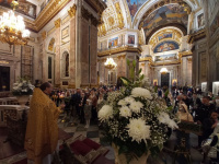 14 октября день своего Небесного Покровителя и день Рождения молитвенно отмечает ключарь Исаакиевского собора протоиерей Роман Ковальский.