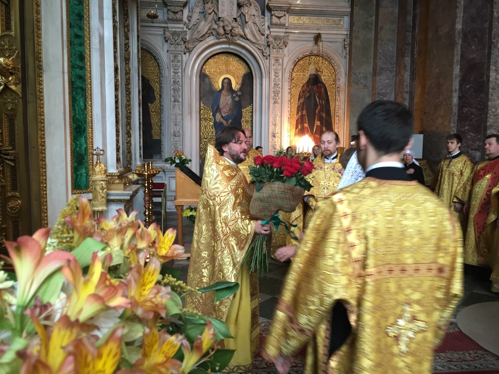 Годовщина назначения протоиерея Алексия Исаева на должность ключаря Исаакиевского собора