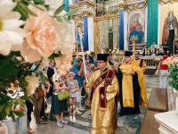 13 июля 2024 года, в канун 3-ей недели по Пятидесятнице, Собора Санкт-Петербургских святых, в Исаакиевском соборе совершено Всенощное бдение.