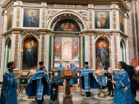 3 ноября 2023 года, в канун Празднования Казанской иконы Божией Матери в Исаакиевском соборе было совершено Всенощное бдение.