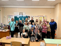 Дружественный визит в школу №346: Рождественское творчество под руководством матушки Марии Прозоровой