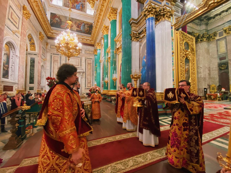 Пасха Христова в Исаакиевском соборе. 05 мая 2024г. 