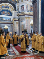 20 декабря 2025 года, в канун 28-й недели по Пятидесятнице, в Исаакиевском соборе было совершено Всенощное бдение.