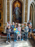 В воскресенье, 5 июня 2022 года, состоялось традиционное занятие с детьми воскресной школы Исаакиевского собора!