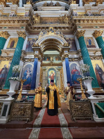 18 октября 2025 года, в канун 19-й недели по Пятидесятнице, в Исаакиевском соборе было совершено Всенощное бдение.