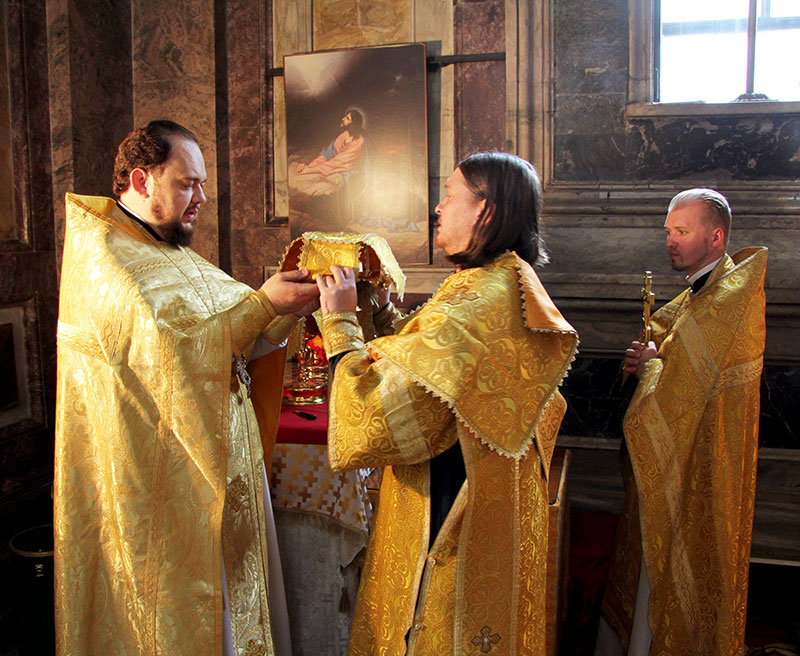 В Исаакиевском соборе отмечен праздник святого равноапостольного великого князя Владимира