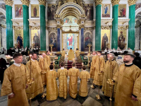 2 ноября 2025 года, в 21-ю неделю по Пятидесятнице, в Исаакиевском соборе была совершена Божественная Литургия.