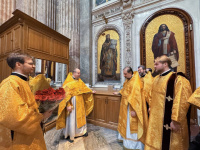 6 декабря 2025 года, священнослужители поздравили ключаря Исаакиевского собора протоиерея Романа с 27-летием служения в священном сане.