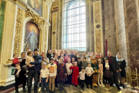 В субботу Светлой седмицы, 30 апреля 2022 года, в приделе святой великомученицы Екатерины состоялся детский пасхальный праздник воскресной школы Исаакиевского собора!