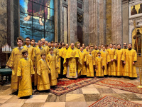 28 декабря 2025 года, в Неделю 29-ю по Пятидесятнице, святых праотец в Исаакиевском соборе была совершена Божественная Литургия.